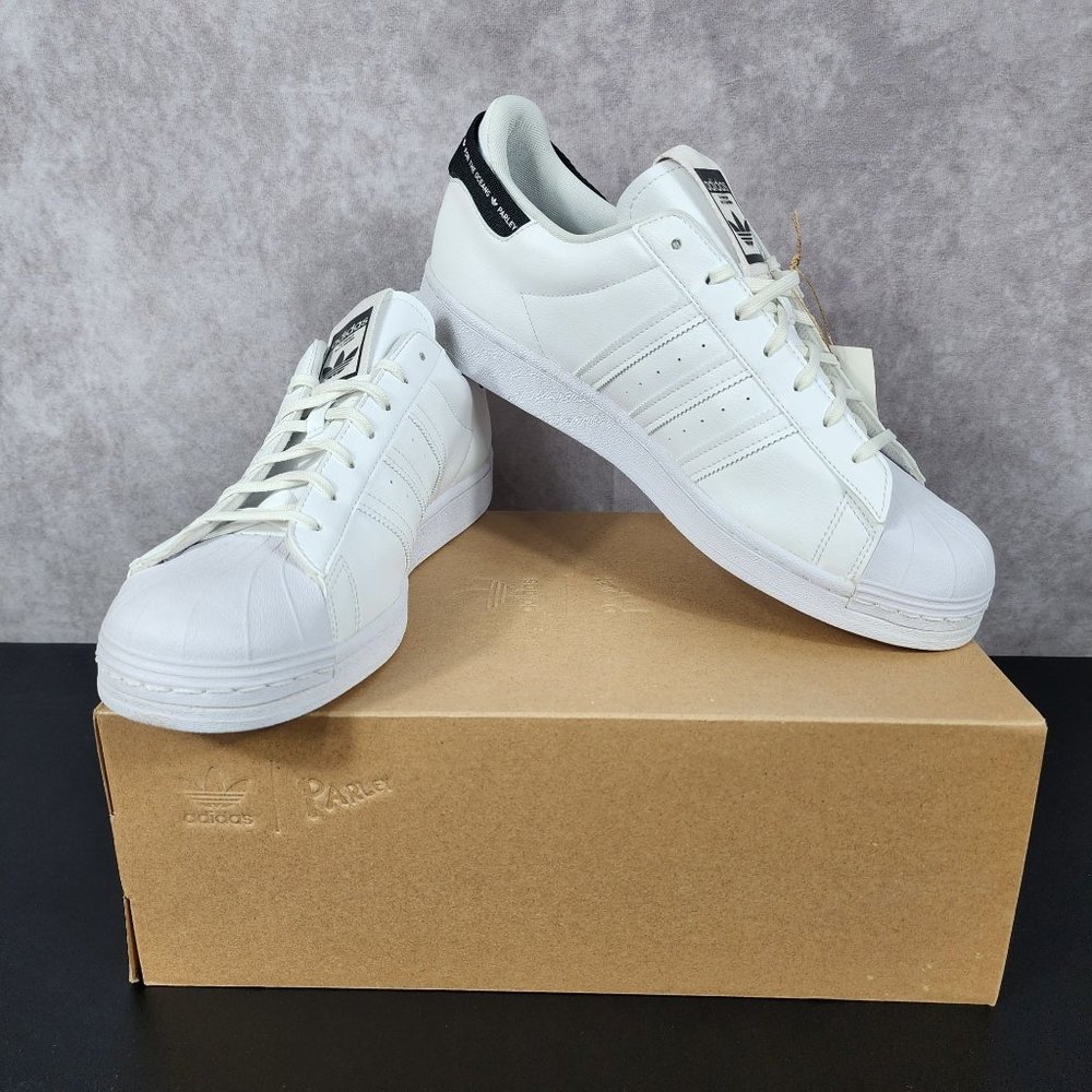Adidas Superstar Sneakers Wht Blk Mens Size 12 NWT